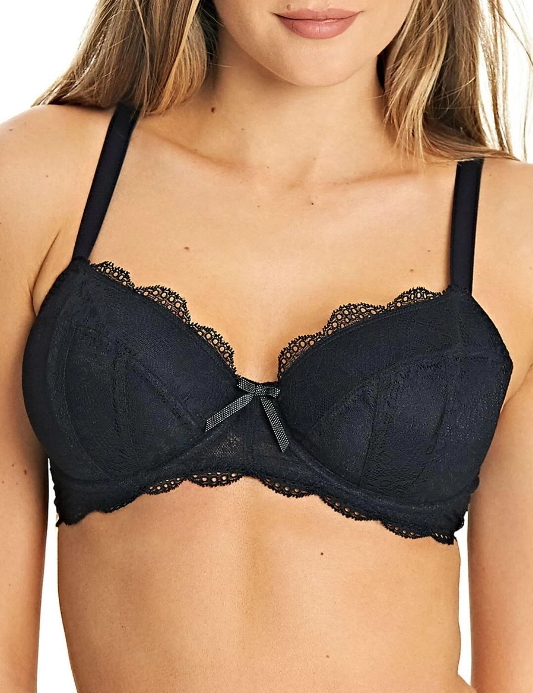 1013 Freya Fancies Padded Half Cup Bra - 1013 Black