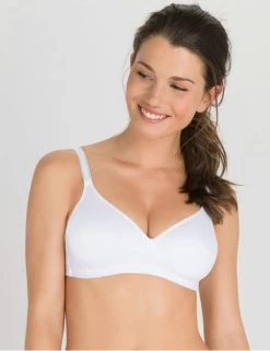 P00BD Playtex Basic Micro Support Soft Cup Bras 2 Pack - P00BD Black/White