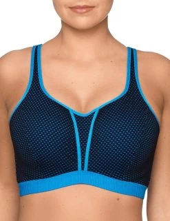 6000210 Prima Donna Sport The Mesh Underwired Sports Bra - 6000210 Blue Crush