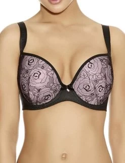 1774 Freya Deco Darling Moulded Plunge Bra - 1774 Noir