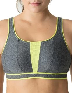 6000113 Prima Donna Sport The Sweater Sports Bra - 6000113 Cosmic Grey