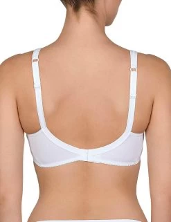 7275 Naturana Moulded Underwired Full Cup Bra - 7275 White