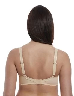 3160 Freya Cameo Deco Moulded Plunge Bra - 3160 Sand