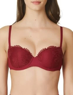 0102229 Marie Jo Agatha Padded Balcony Bra - 0102229 Rumba Red