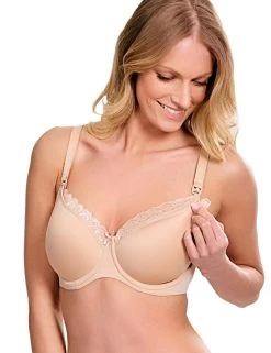 9081 Panache Eleanor Underwired Nursing Bra - 9081 Latte