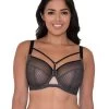 CK020102 Curvy Kate Victory Pin-Up Balcony Bra - CK020102 Black/Slate
