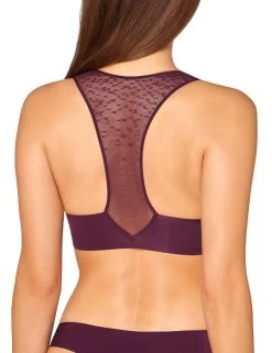 10193431 Sloggi Zero Feel Signature Bralette Bra - 10193431 Burgundy