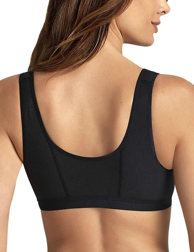 5315X Anita Care Isra Front Closure Mastectomy Operative Bra - 5315X Black