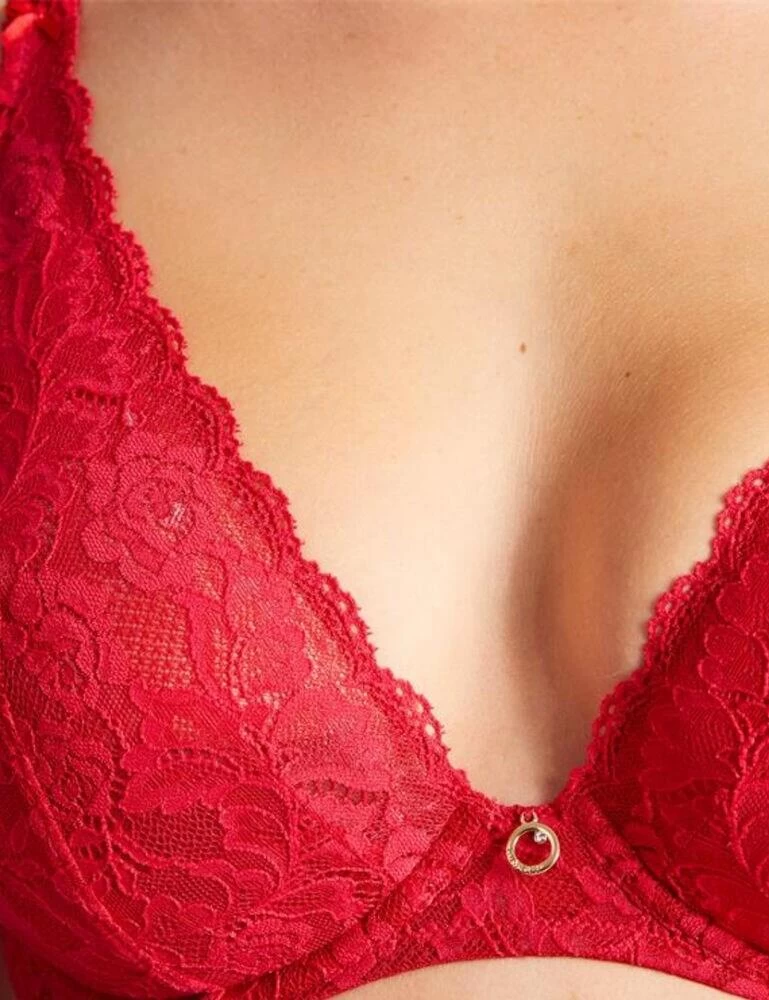 HK12-02 Aubade Rosessence Comfort Triangle Plunge Bra - HK12-02 Gala - Image 4