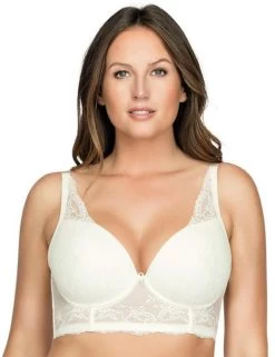 P5351 Parfait Sandrine Longline Plunge Bra - P5351 Ivory