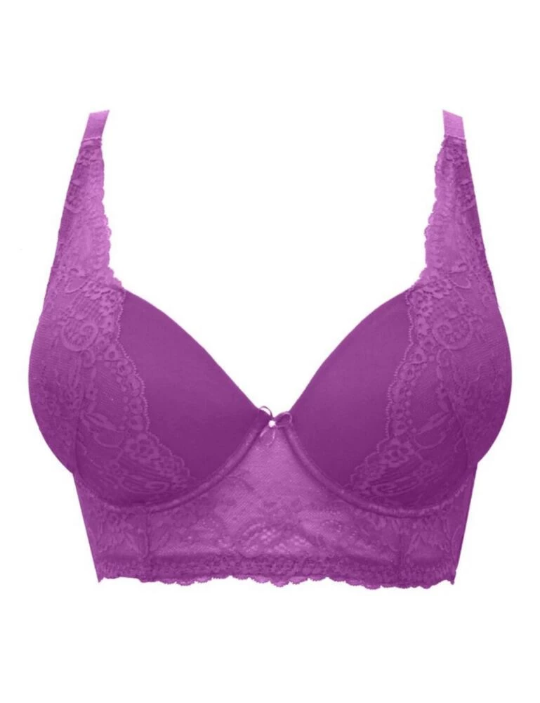 P5351 Parfait Sandrine Longline Plunge Bra - P5351 Orchid - Image 6