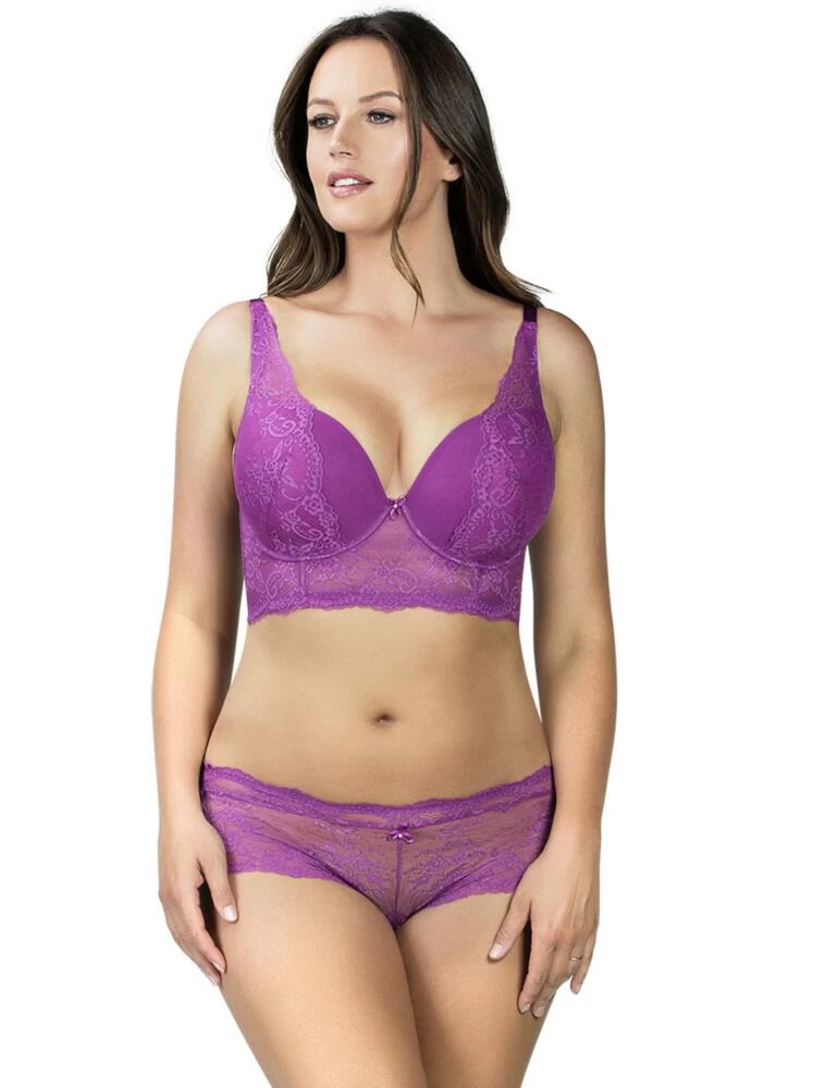 P5351 Parfait Sandrine Longline Plunge Bra - P5351 Orchid - Image 4
