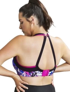 9441 Sculptresse By Panache Non-Padded Sports Bra - 9441 Liquid Waves