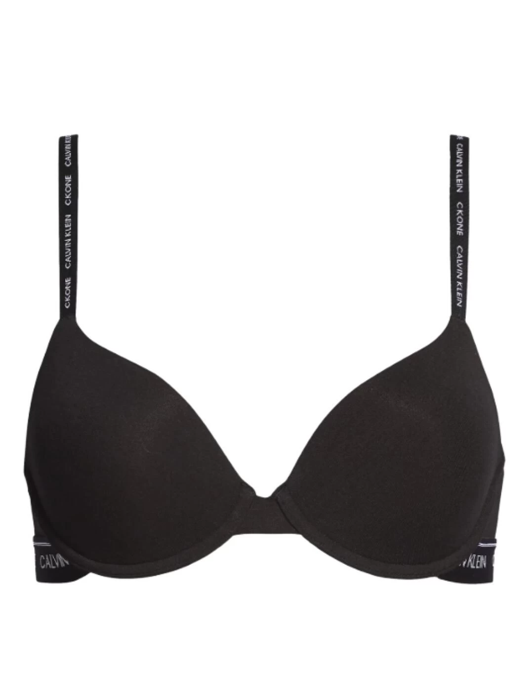 000QF5732E Calvin Klein CK One Cotton T-Shirt Bra - QF5732E Black - Image 4