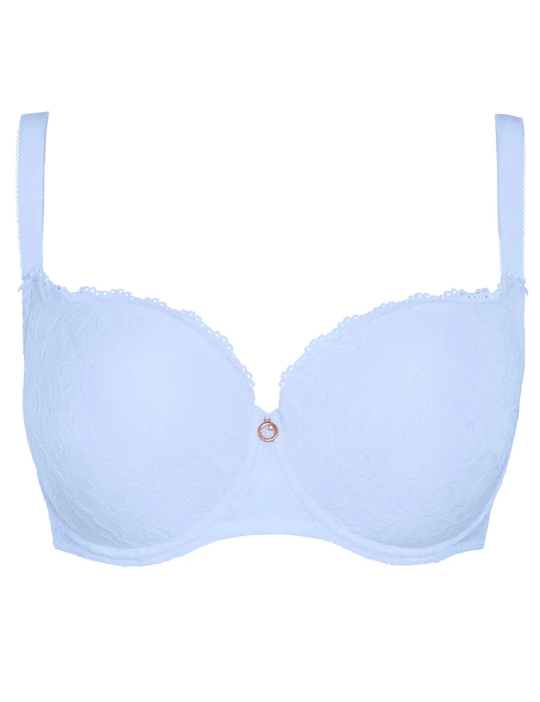 HK04 Aubade Rosessence Comfort Half Cup Bra - HK04 Powder Blue - Image 4