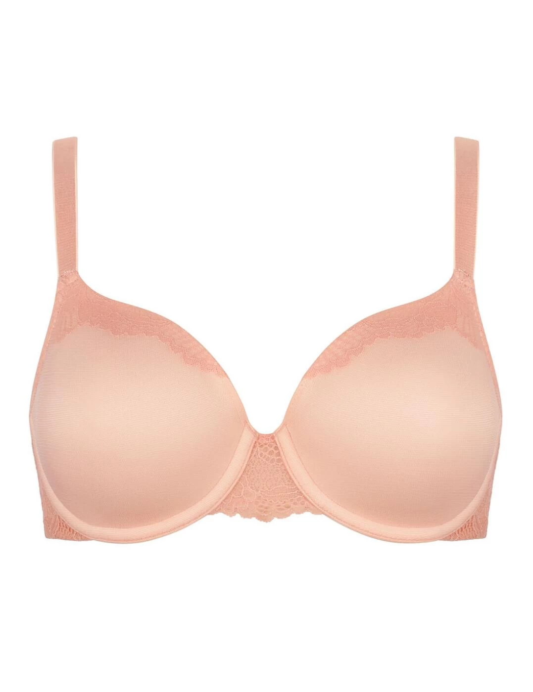10193916 Triumph Lace Spotlight Underwired Bra - 10193916 Dusty Pink