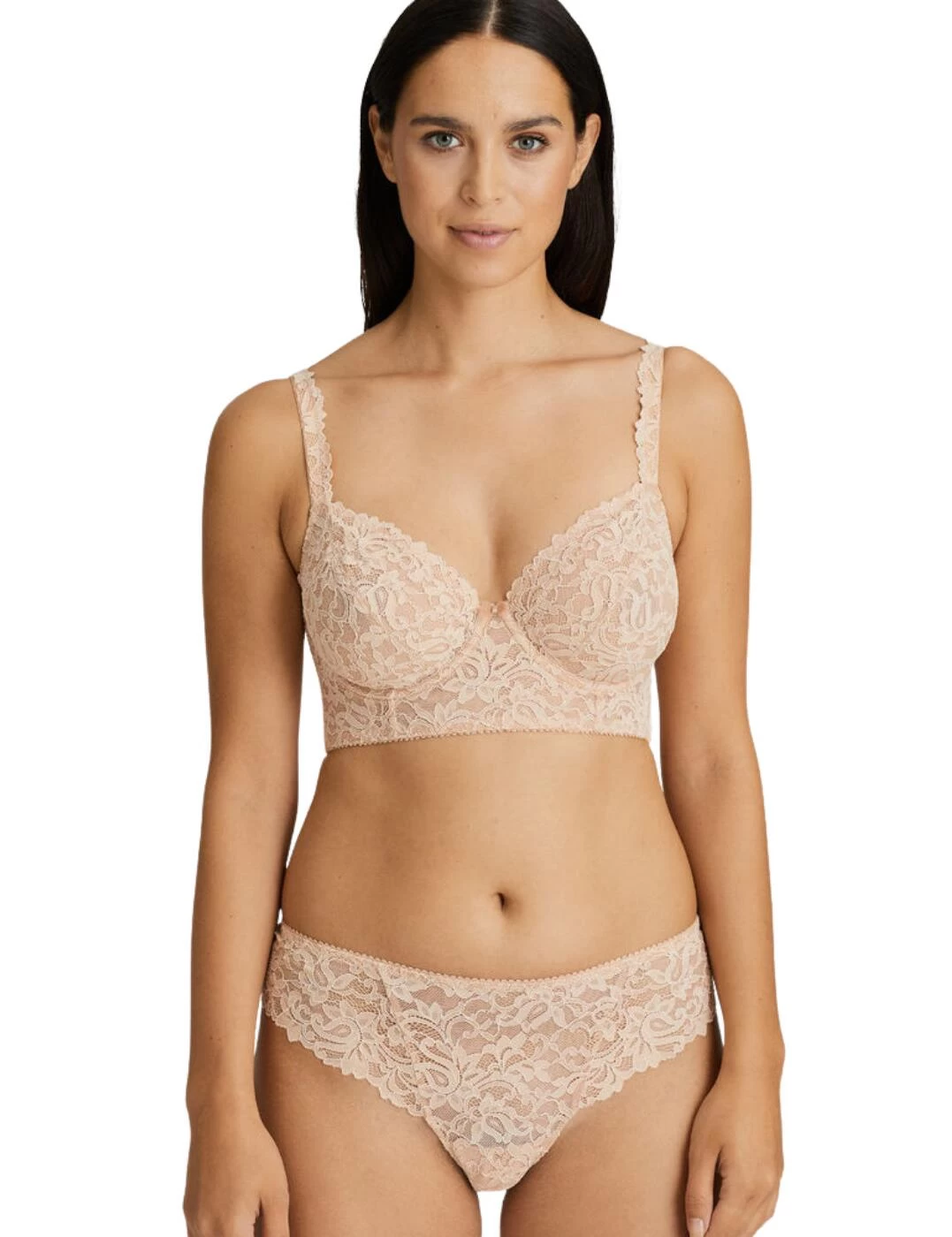 0163196/97 Prima Donna Magnolia Deep Plunge Balcony Bra - 0163196/97 Light Tan - Image 4