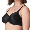 0161332/33 Prima Donna Satin Seamless Non-Padded Bra - 0161332 Black