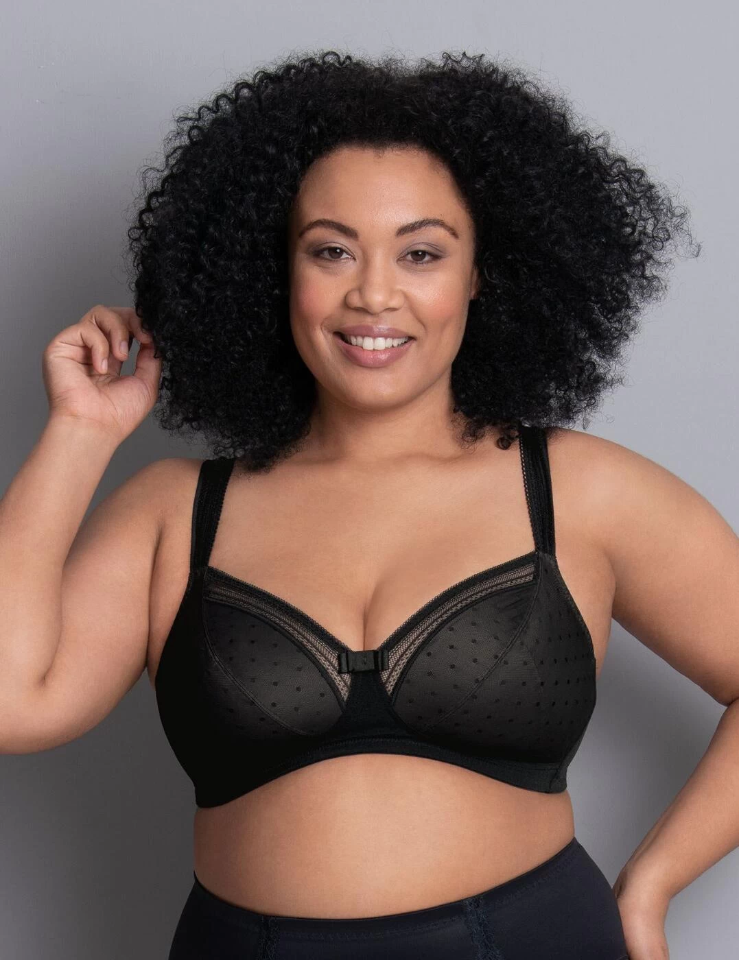 5203 Rosa Faia Emily Soft Bra - 5203 Black - Image 5