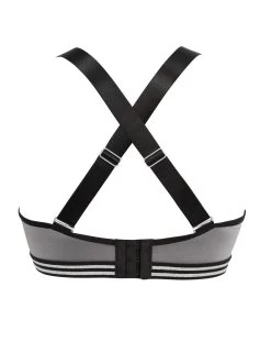 97003 Pour Moi Energy Empower Sports Bra - 97003 Silver/Black