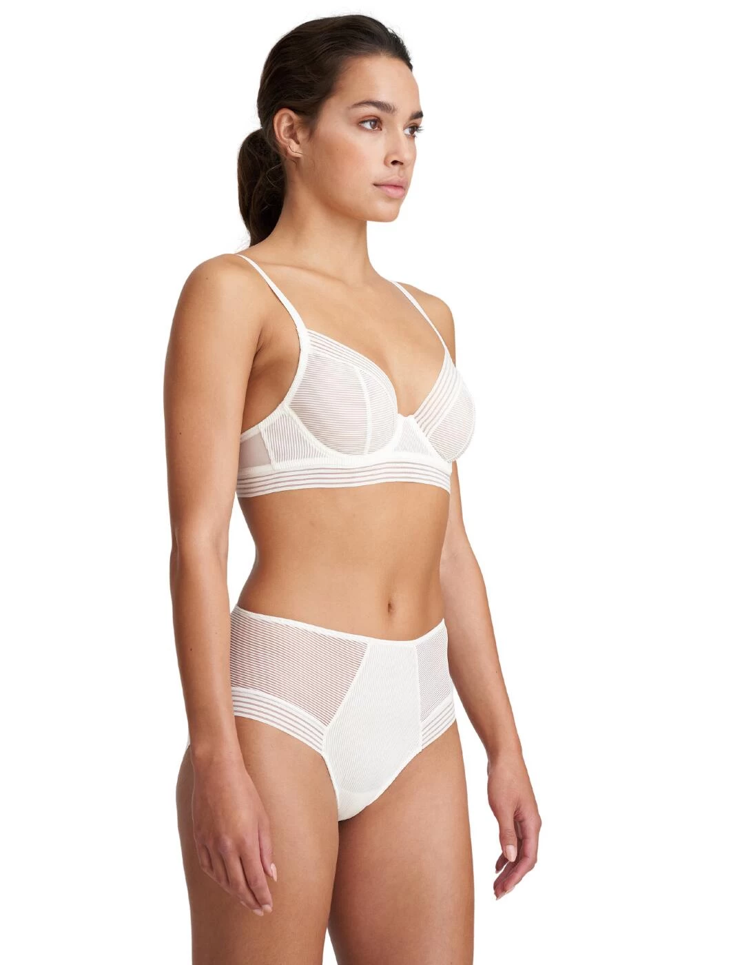 0122164 Marie Jo Tokuda Longline Wired Bra - 0122164 Natural - Image 6