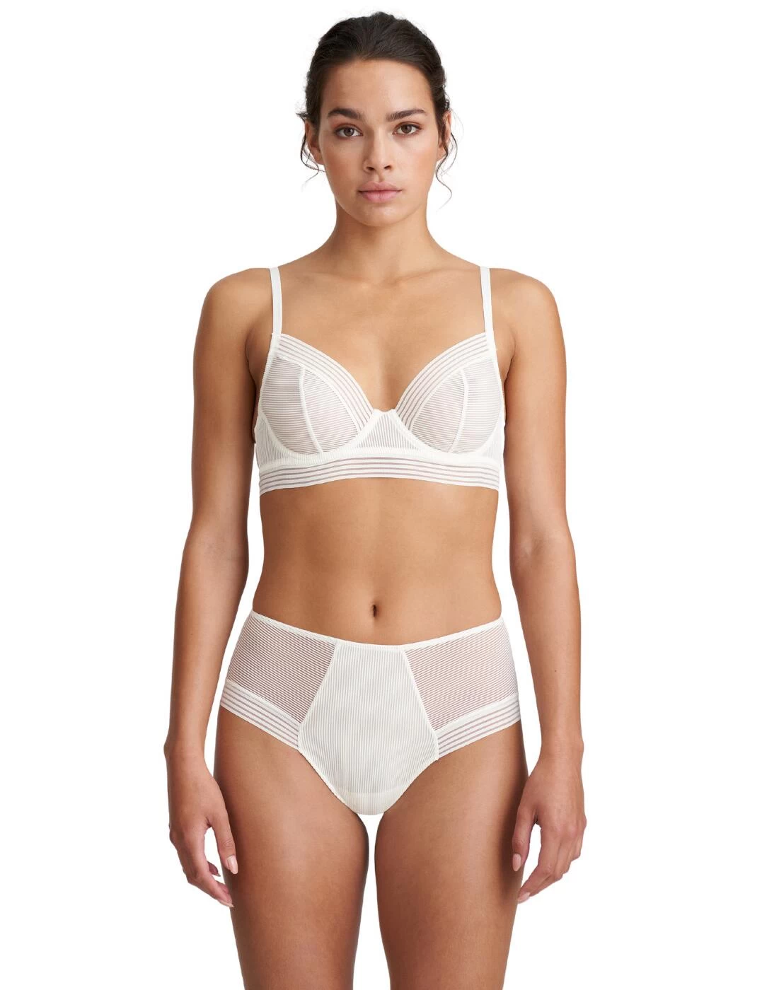 0122164 Marie Jo Tokuda Longline Wired Bra - 0122164 Natural - Image 5