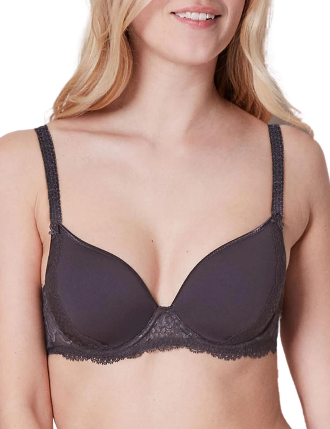 12H315 Simone Perele Promesse 3D Spacer T-shirt Bra - 12H315 Grey - Image 4