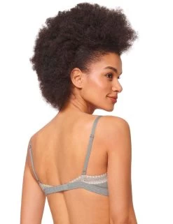 10213204 Sloggi Go Ribbed Bralette Bra - 10213204 Medium Grey Melange