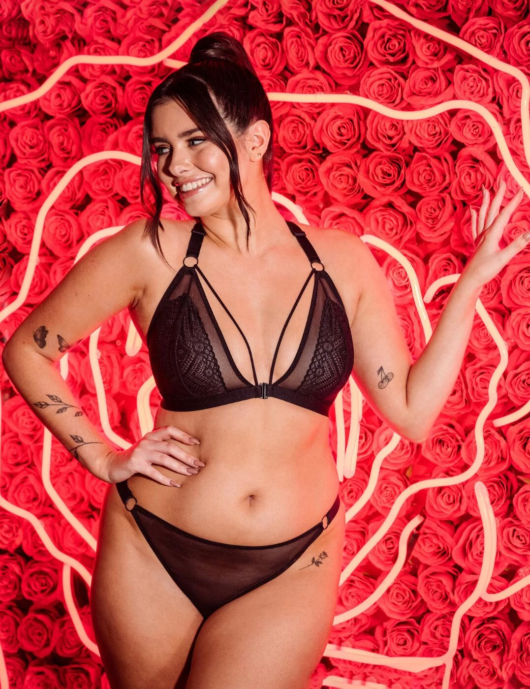 CK052110 Curvy Kate Front And Centre Bralette Bra - CK052110 Black - Image 4