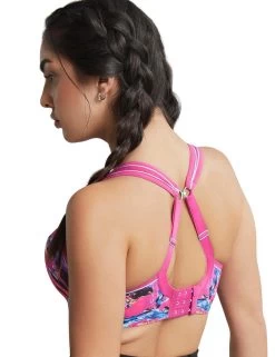 5021A Panache Underwired Sports Bra - 5021A Abstract Orchid