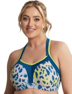 9441 Sculptresse By Panache Sport Wired Sports Bra - 9441 Lime Animal