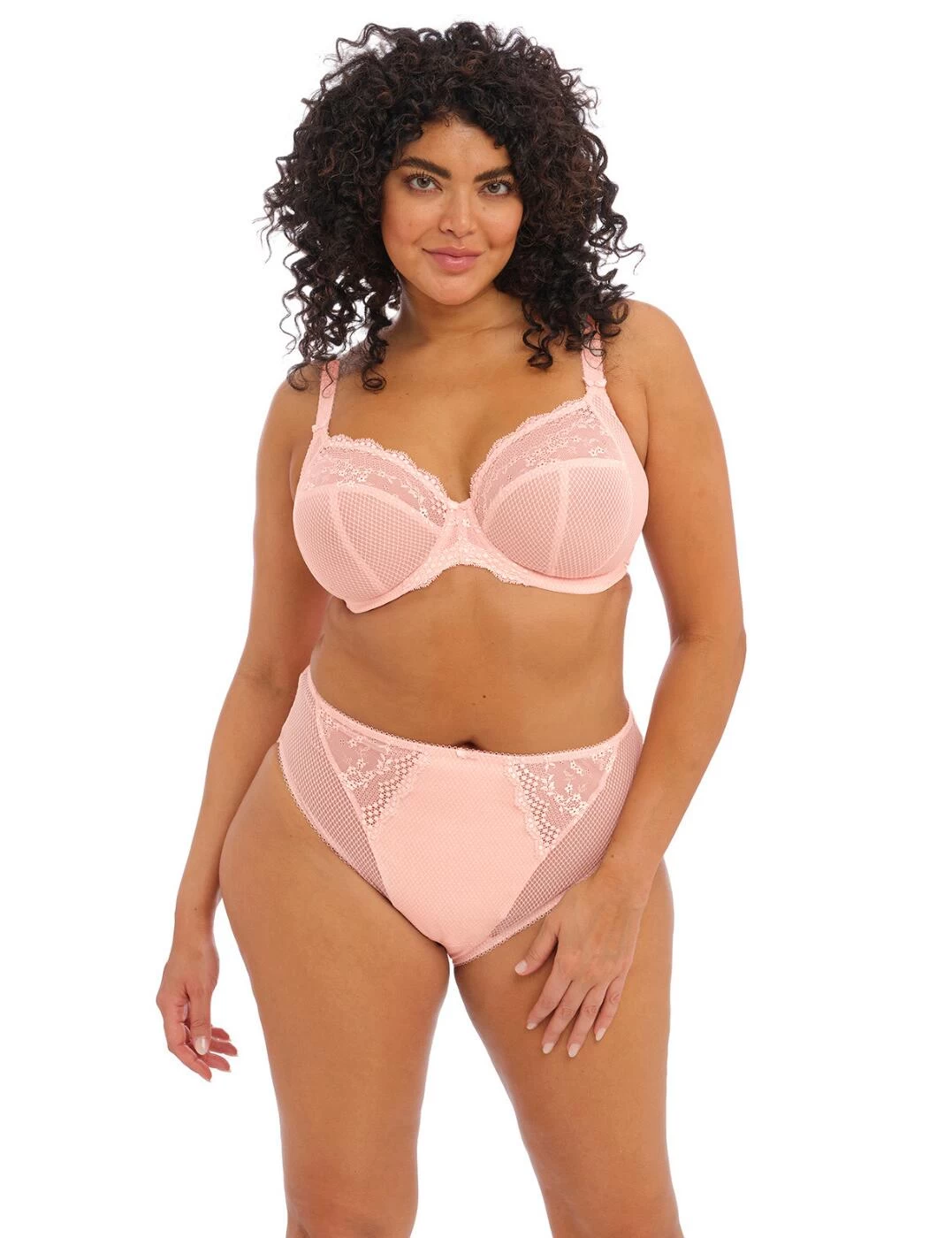 4382 Elomi Charley Stretch Plunge Bra - 4382 Ballet Pink - Image 3