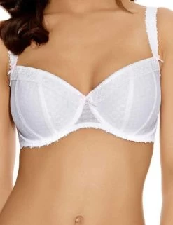 1673 Freya Rapture Padded Half Cup Bra - 1673 White